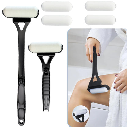 Back roller applicator folded for travel