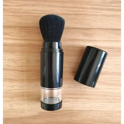 Brush with cap on for handbag