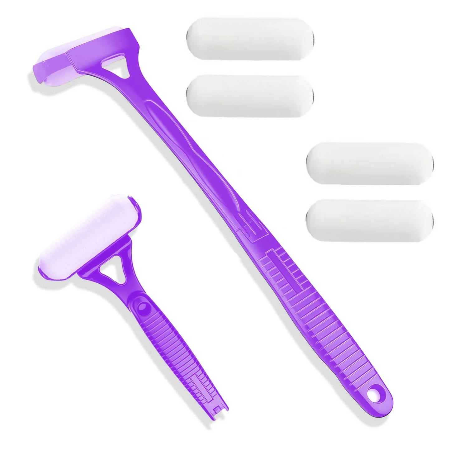 Replacement roller heads purple set