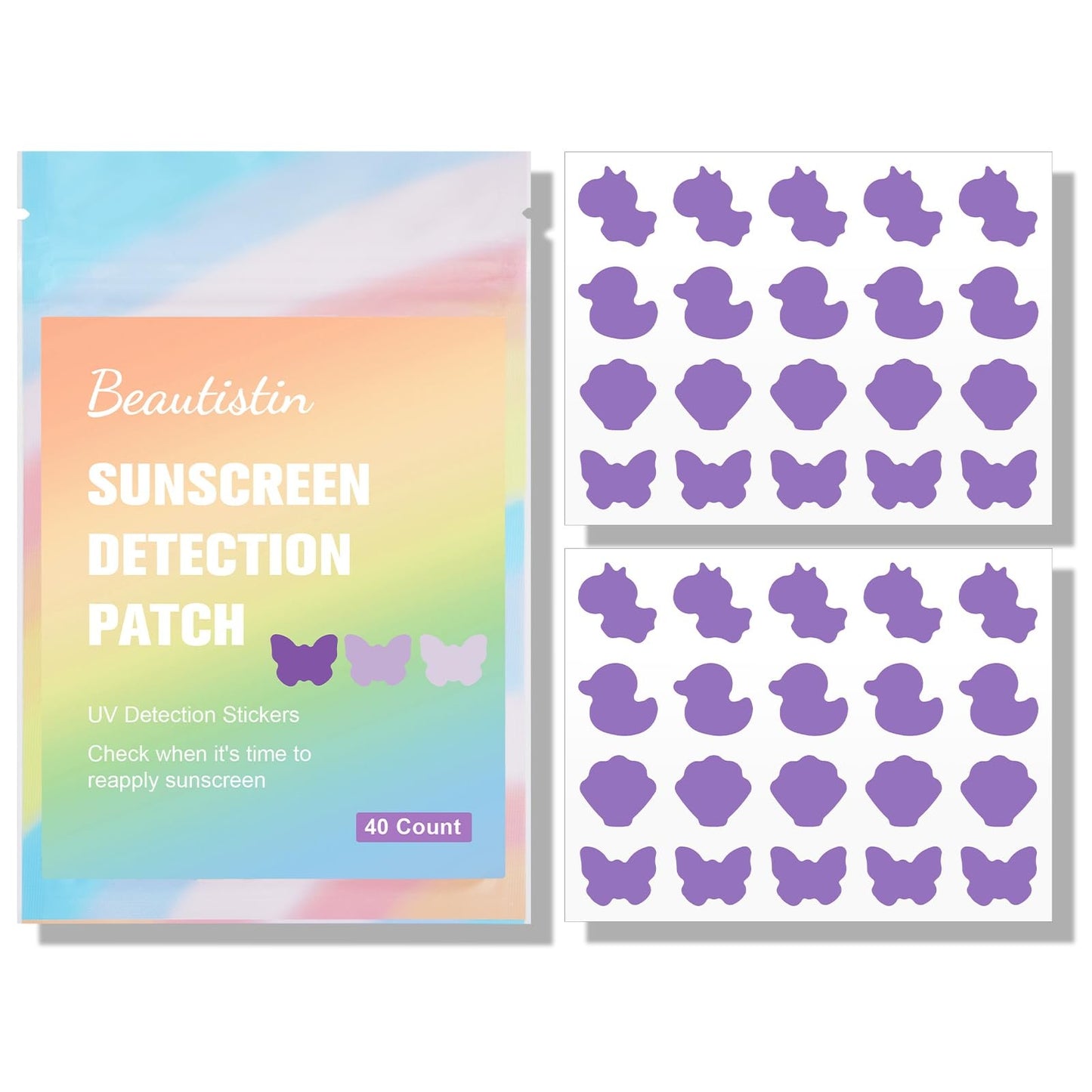 UV detection reminder stickers 24 pack