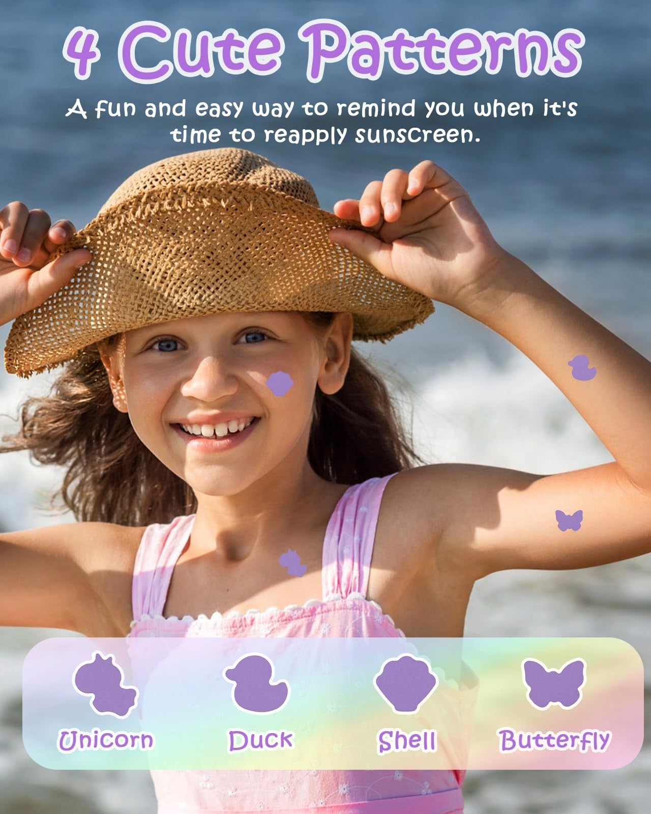 UV detection sticker sheet